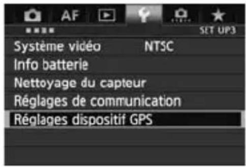 CANON GP-E1 - Acquisition des signaux GPS - 1