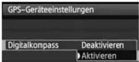 CANON GP-E1 - Verwenden des Digitalkompasses - 4