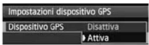 CANON GP-E1 - Impostazione dell'ora della fotocamera tramite GPS - 2