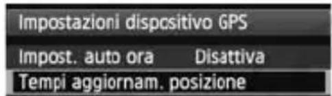CANON GP-E1 - Impostazione dell'intervallo di posizionamento - 4