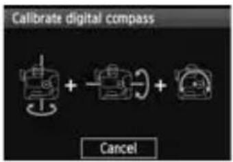 CANON GP-E1 - Calibrating the Digital Compass - 1