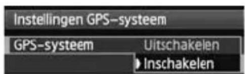 CANON GP-E1 - De cameratijd instellen via GPS - 2