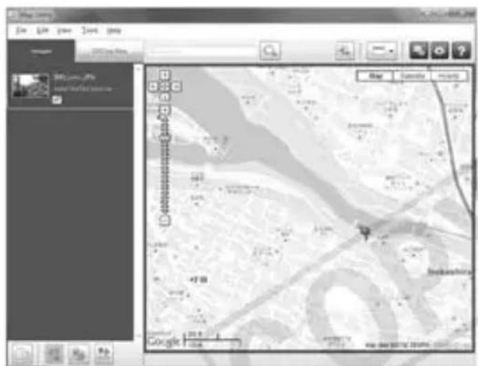 CANON GP-E1 - Viewing Images and Information on a Virtual Map - 1