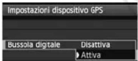 CANON GP-E1 - Taratura della bussola digitale - 5