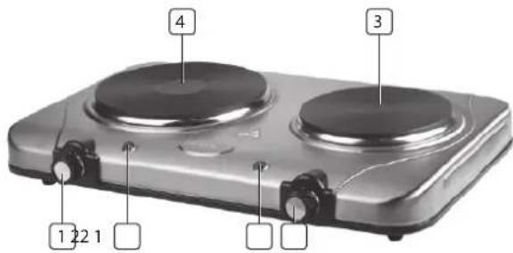TRISTAR KP-6249 - DeScRIPclón De laS PlezaS - 1