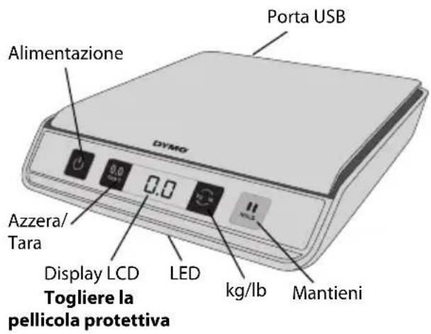 DYMO M10 - Per impostare la bilancia - 1
