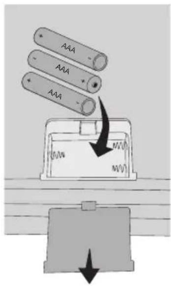 DYMO M10 - Paristojen asettaminen - 1