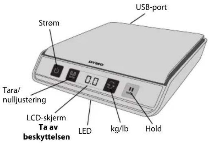 DYMO M10 - Slikk setter du opp vekten - 1