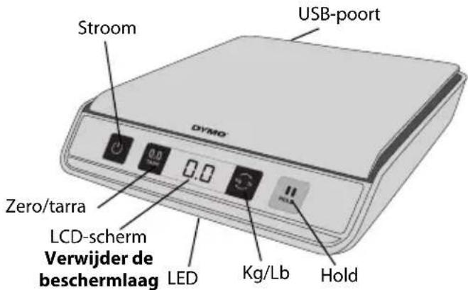 DYMO M10 - De weegschaal instellen - 1