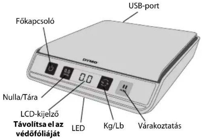 DYMO M10 - A mérleg beállítása - 1
