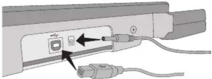 DYMO S50 - USB-kaapelin kytkeminen - 1