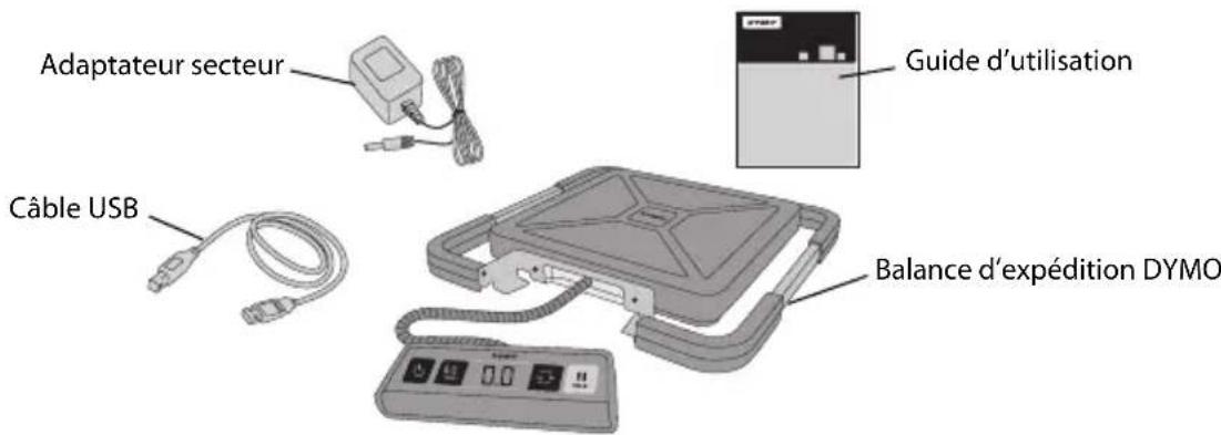 DYMO S50 - Pour installer la balance - 1