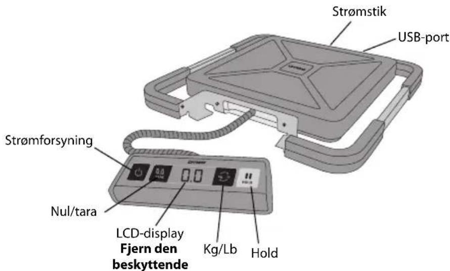 DYMO S50 - Sådan sættes vægten ud - 2