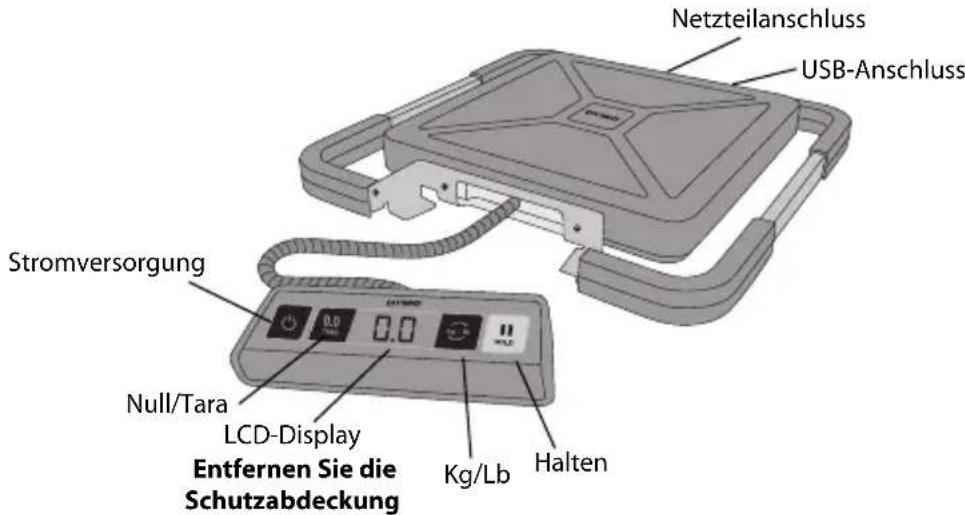 DYMO S50 - So richten Sie die Waage ein - 2