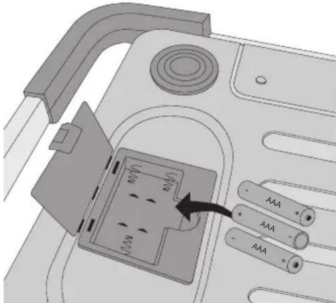 DYMO S180 - Vkladanie batérií - 1