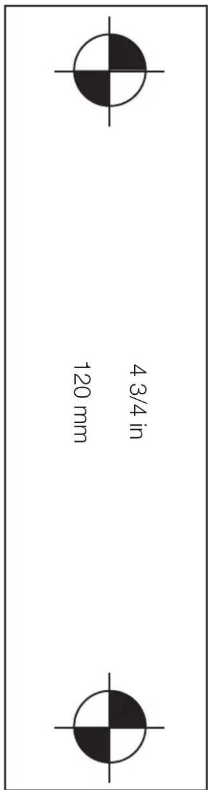 DYMO S180 - Mounting Template - 1