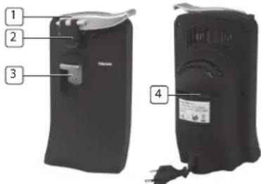 TRISTAR BO-2104 - DeSCRIPTION DeS PIÈCeS - 1