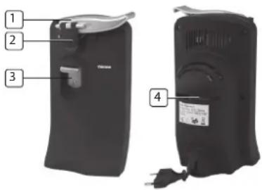 TRISTAR BO-2104 - PARTI DeSCRIZIONe - 1