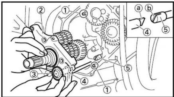 YAMAHA TZ250 - Locknut: - 2