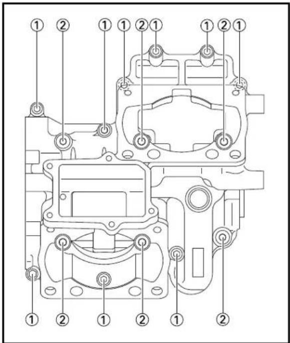 YAMAHA TZ250 - 11.Tighten: - 3