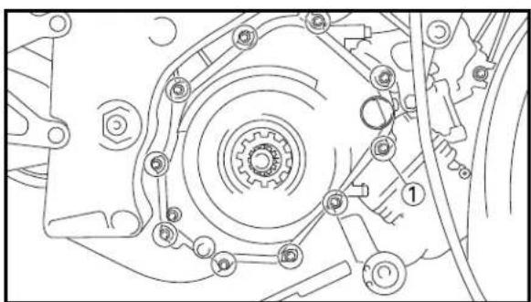 YAMAHA TZ250 - PRIMARY DRIVEN GEAR, PRIMARY DRIVE GEAR AND BALANCER SHAFT - 6