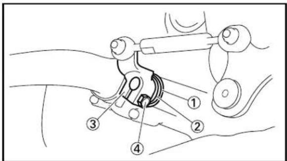 YAMAHA TZ250 - Locknut: - 4