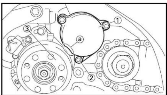YAMAHA TZ250 - Balancer shaft and primary drive gear - 1
