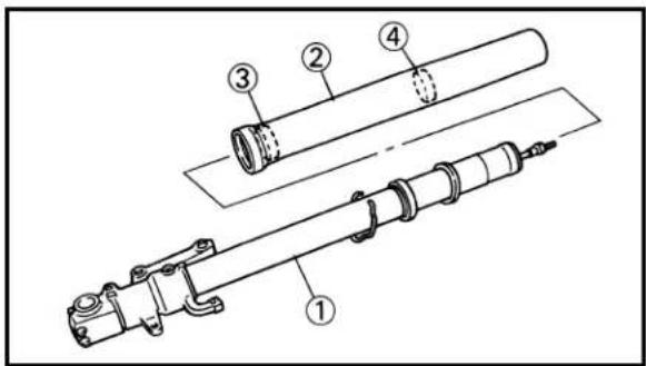 YAMAHA TZ250 - FRONT FORK - 4