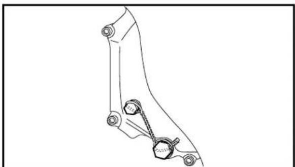 YAMAHA TZ250 - LOCKING WIRE INSTALLATION GUIDE - 5