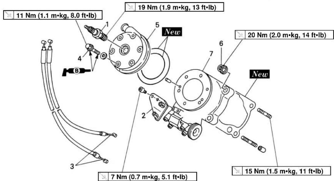 YAMAHA TZ250 - CYLINDER HEAD AND CYLINDER - 2
