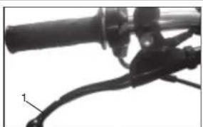 YAMAHA YD110 - High beam indicator light " - 1