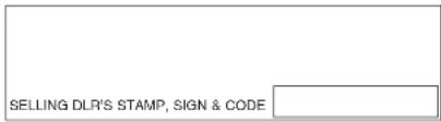 YAMAHA YD110 - CUSTOMER CERTIFICATION : - 2