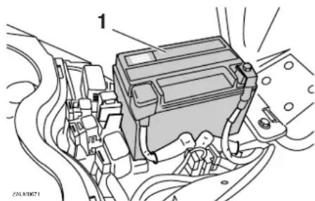 YAMAHA XCITY250 - Checking the wheel bearings - 1