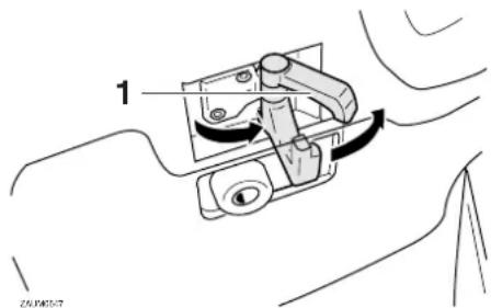 YAMAHA XCITY250 - Spring preload setting: - 1