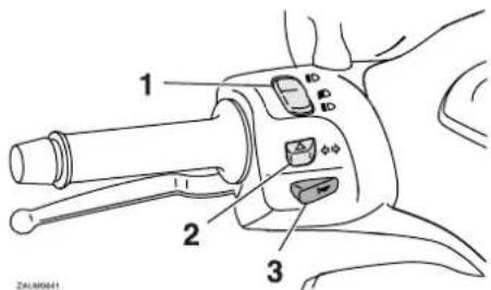 YAMAHA XCITY250 - Handlebar switches - 1
