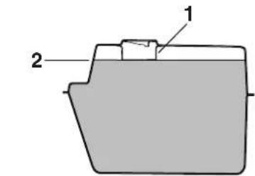 YAMAHA XCITY250 - To close the fuel tank cap - 1