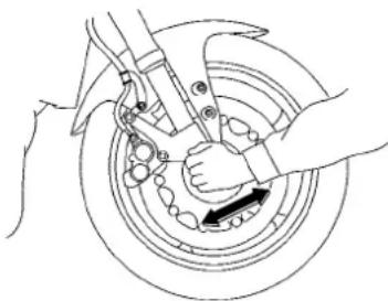 YAMAHA FZ1-S Fazer (2008) - Checking the steering - 1