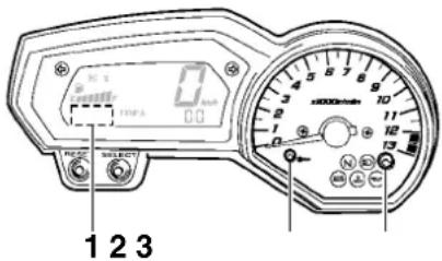 YAMAHA FZ1-S Fazer (2008) - INSTRUMENT AND CONTROL FUNCTIONS - 1