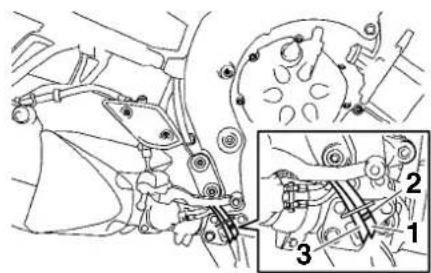YAMAHA FZ1-S Fazer (2008) - Fuel tank breather hose and overflow hose - 1