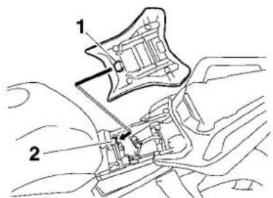 YAMAHA FZ1-S Fazer (2008) - To install the rider seat - 1