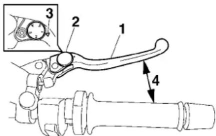 YAMAHA FZ1-S Fazer (2008) - Brake lever - 1
