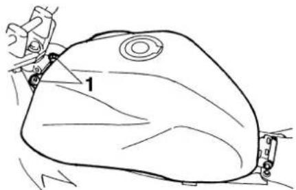 YAMAHA FZ6-N - Het luchtfilterelement vervangen - 1