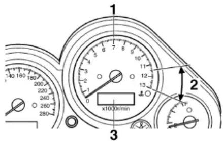 YAMAHA FZS1000 - To reset a meter - 1