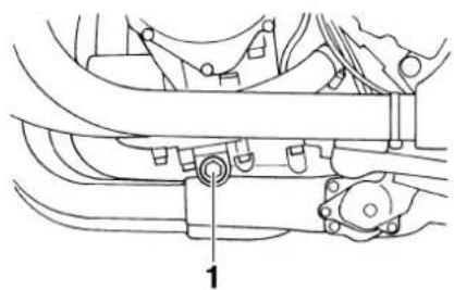 YAMAHA FZS1000 - To change the engine oil (with or without oil filter cartridge replacement) - 1