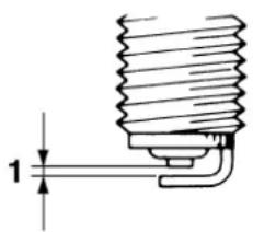 YAMAHA FZS1000 - To install a spark plug - 1