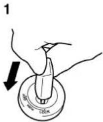 YAMAHA FZS1000 - To unlock the steering - 1