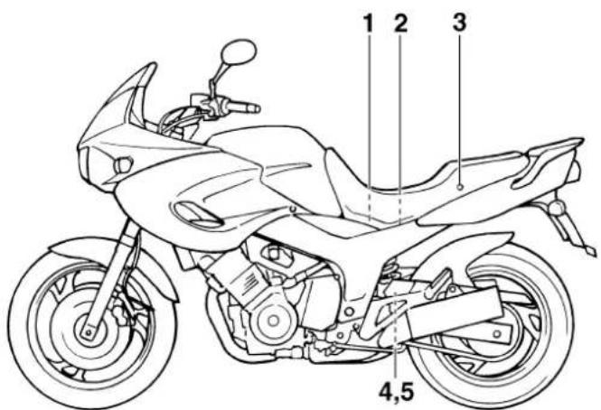 YAMAHA TDM850 - Left view - 1