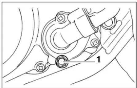 YAMAHA TDR125 - WARNING - 1
