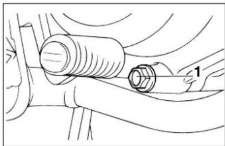 YAMAHA TDR125 - To change the transmission oil - 1