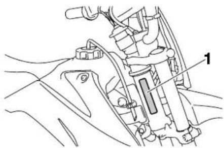 YAMAHA TTR110 - Identification numbers - 5